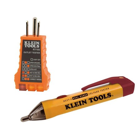 Klein Tools Dual Range Voltag Tester NCVT-2PKIT
